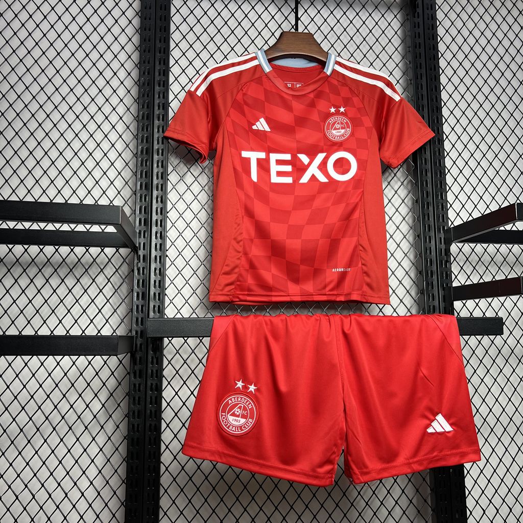 2024/2025 Aberdeen Home Football Shirt Kids Size