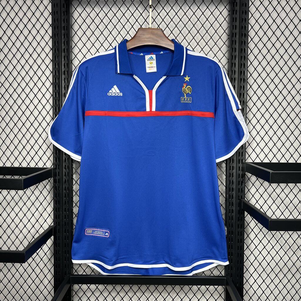 2000 Retro France Home Football Shirt