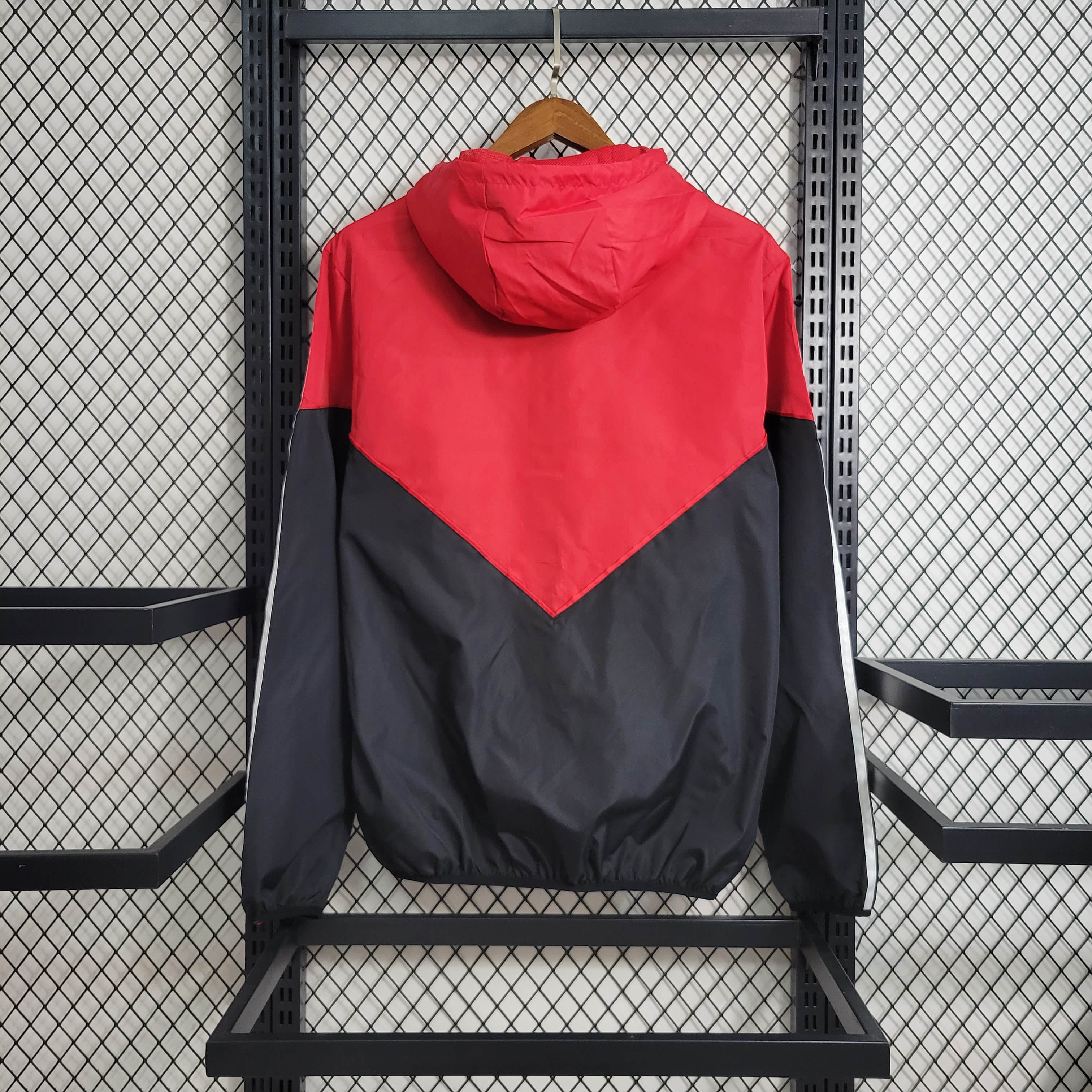 2023/2024 Manchester United Windbreaker(Black-Red)Football Shirt