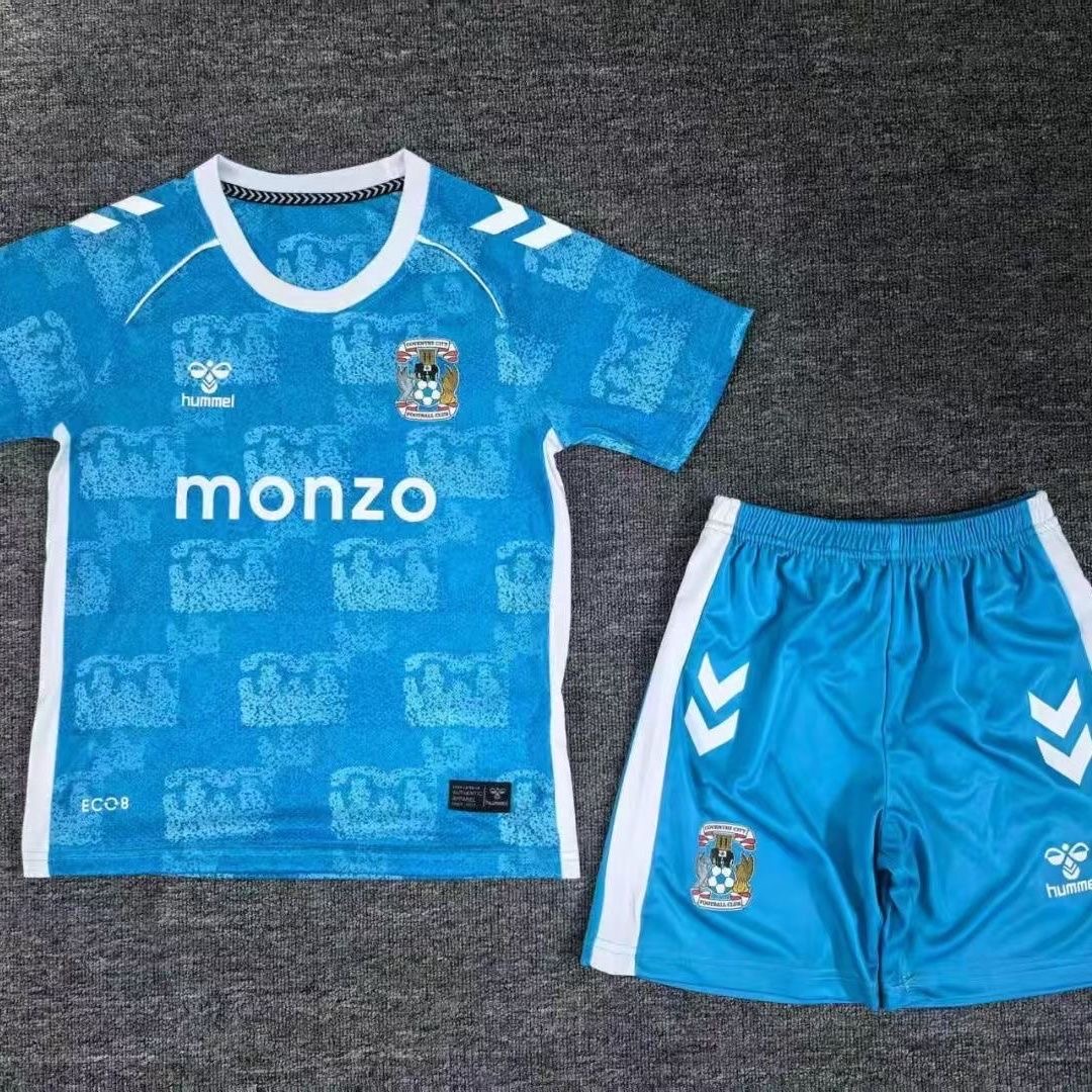2025/2026 Coventry City Home FootballShirt Kids Size 1:1 Thai Quality