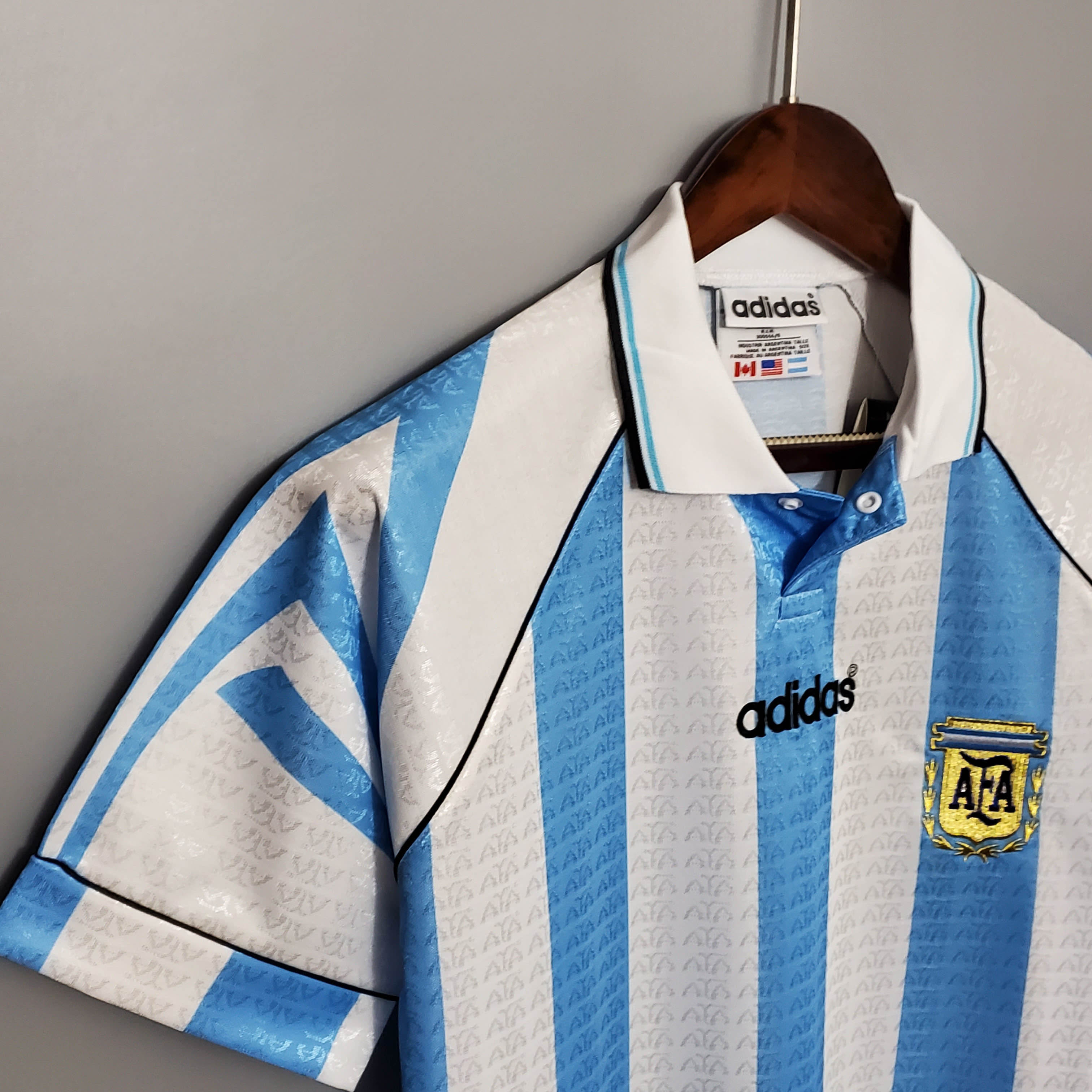 1997 Retro Argentina Home Football Shirt