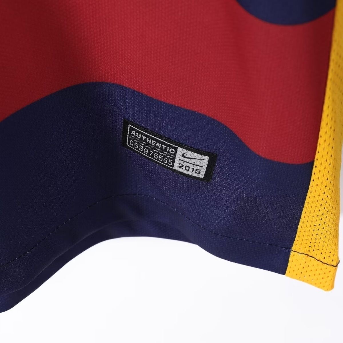 2015/2016 Retro Long Sleeve BarcelonaHome Football Shirt 1:1 Thai Quality!