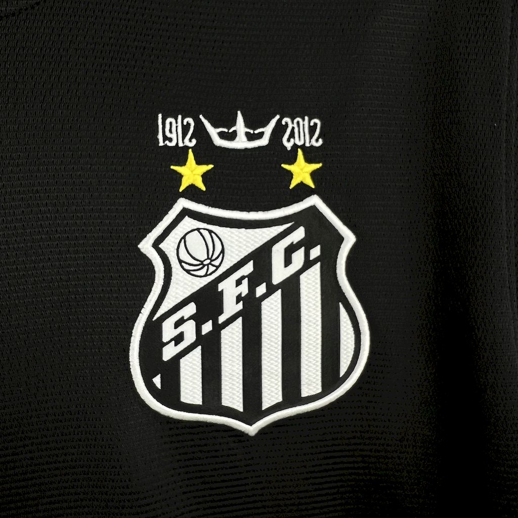 2011/2012 Retro Santos Black Football Shirt 1:1 Thai Quality
