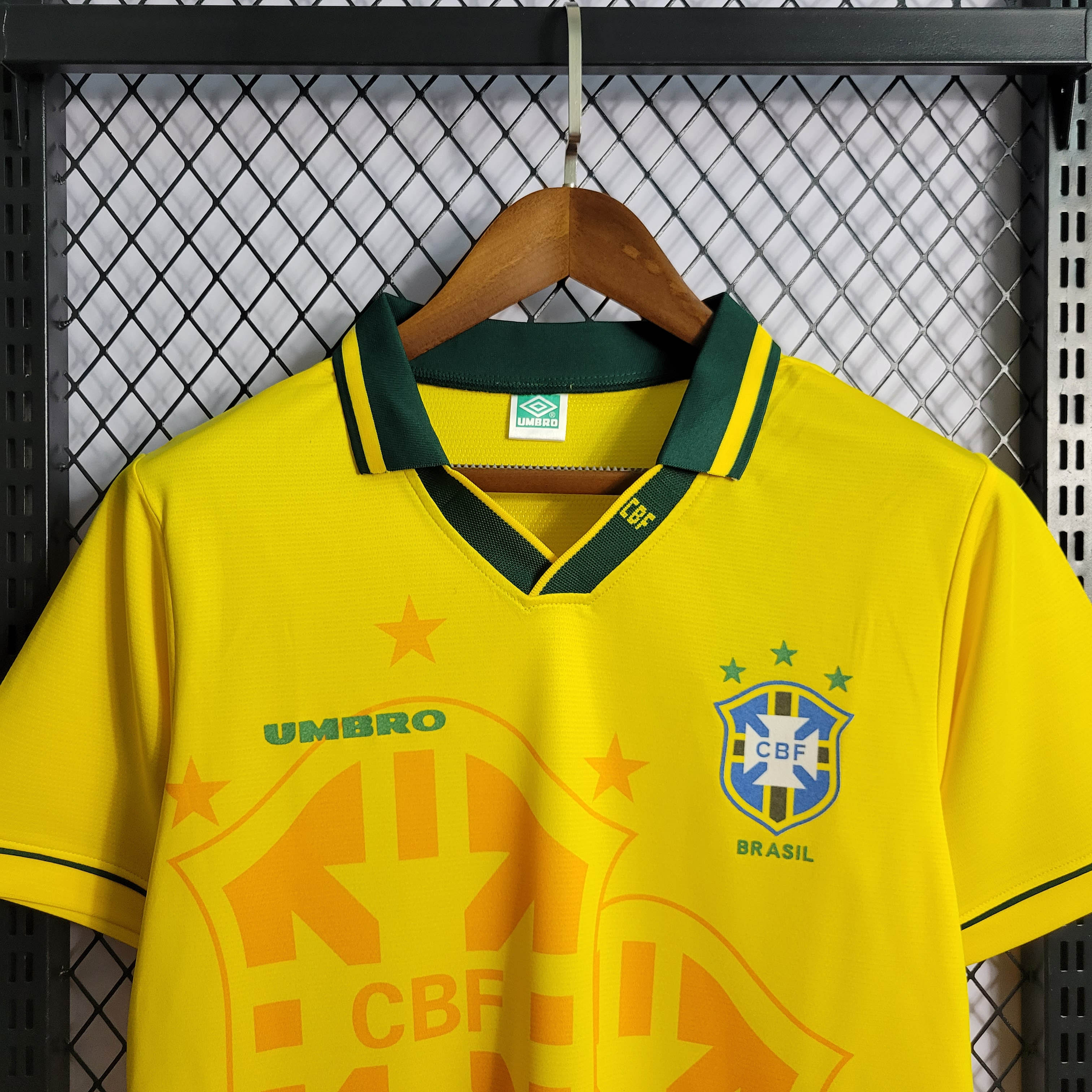 1994 Retro Brazil Home Football Shirt