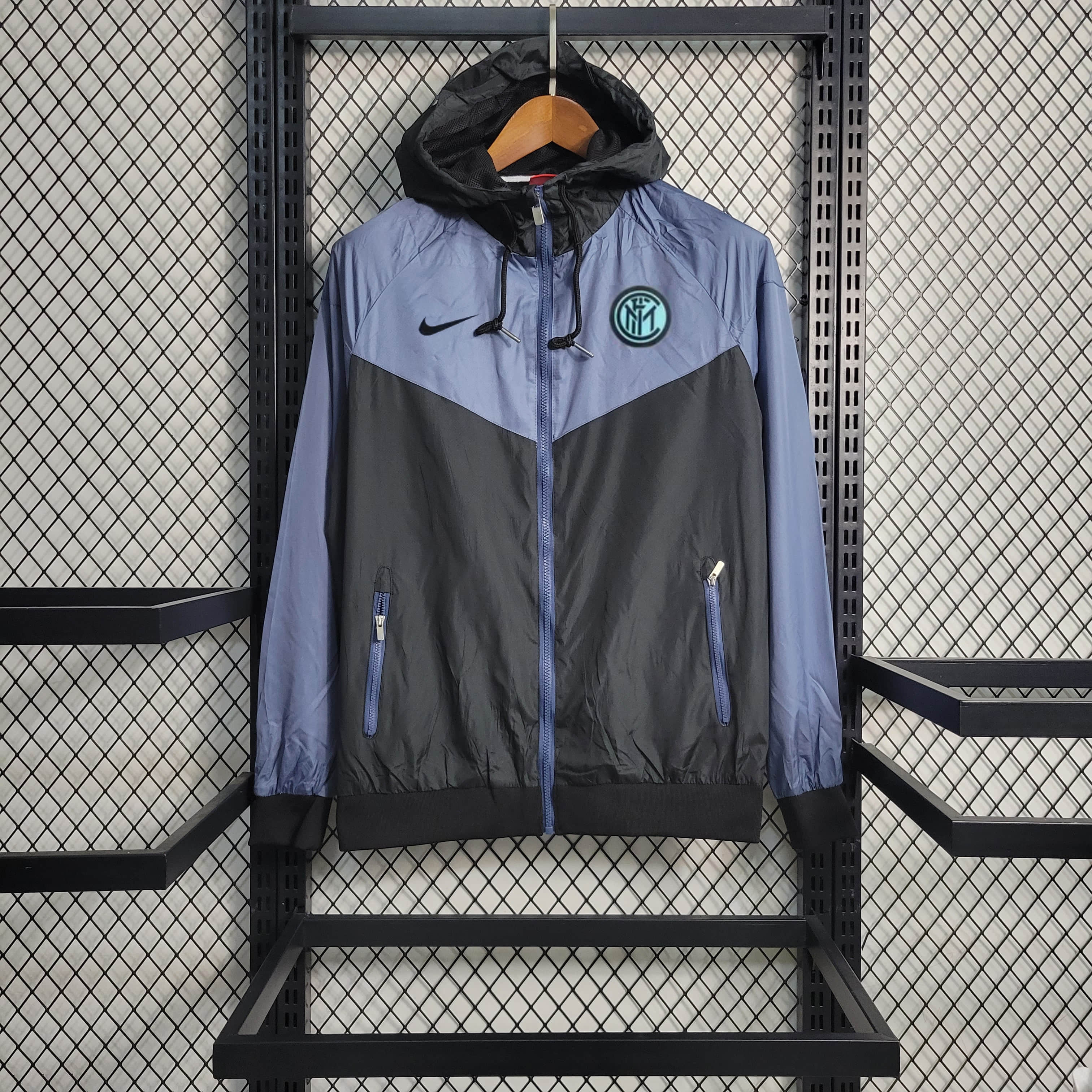 2023/2024 Inter Milan Windbreaker Navy Blue Football Shirt