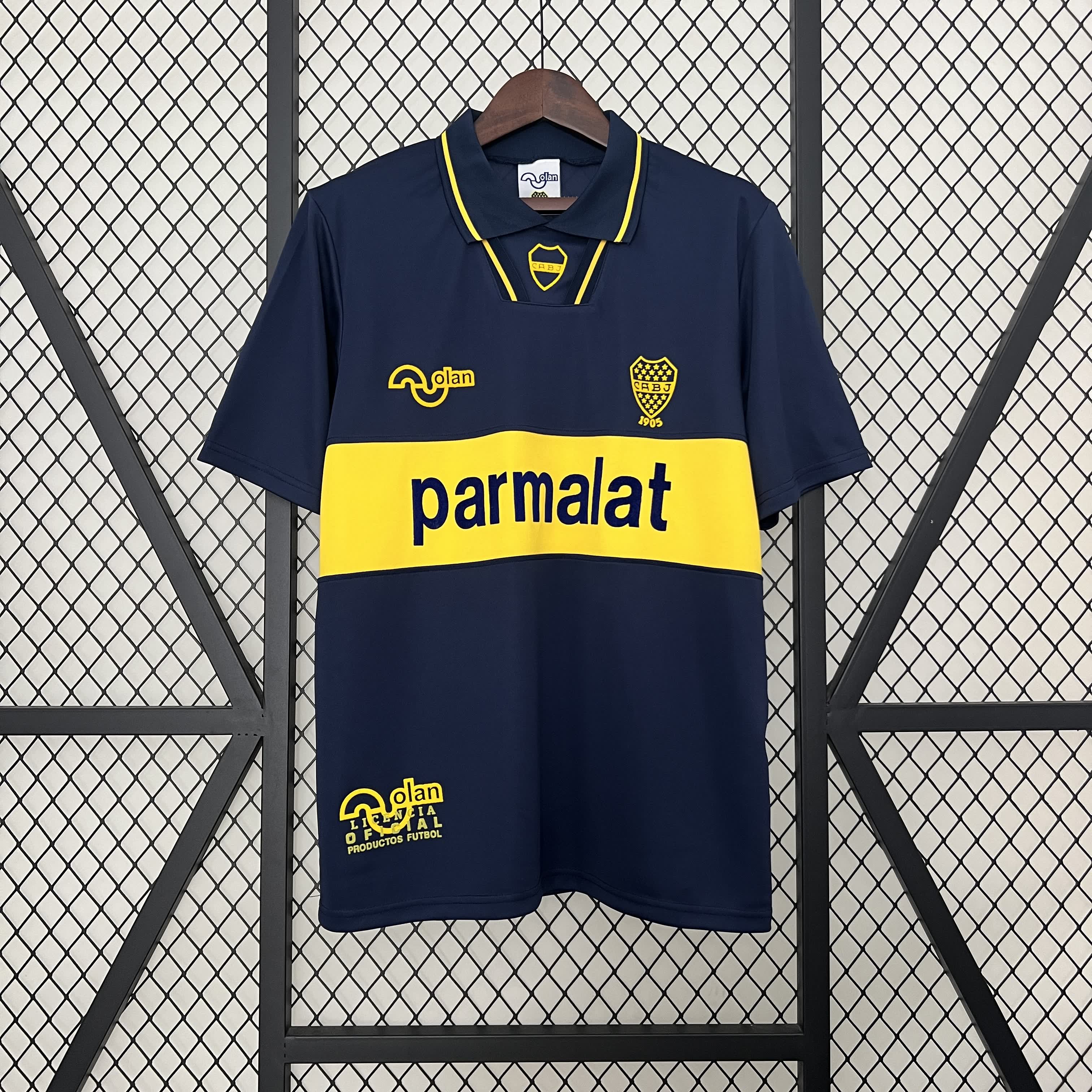 1993/1995 Retro Boca Juniors Home Football Shirt