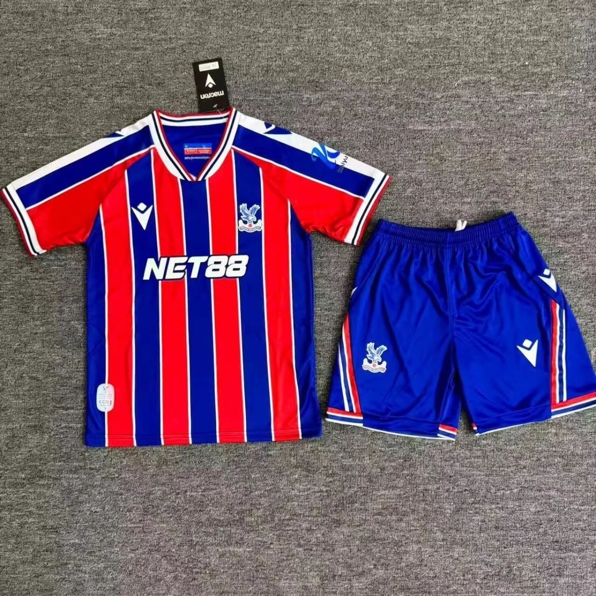 2025/2026 Crystal Palace Home Football Shirt Kids Size 1:1 Thai Quality