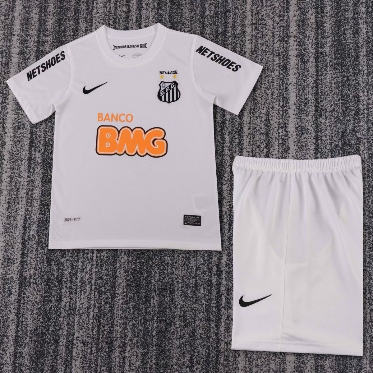 2013 Retro Santos Home Football ShirtKids Size 1:1 Thai Quality