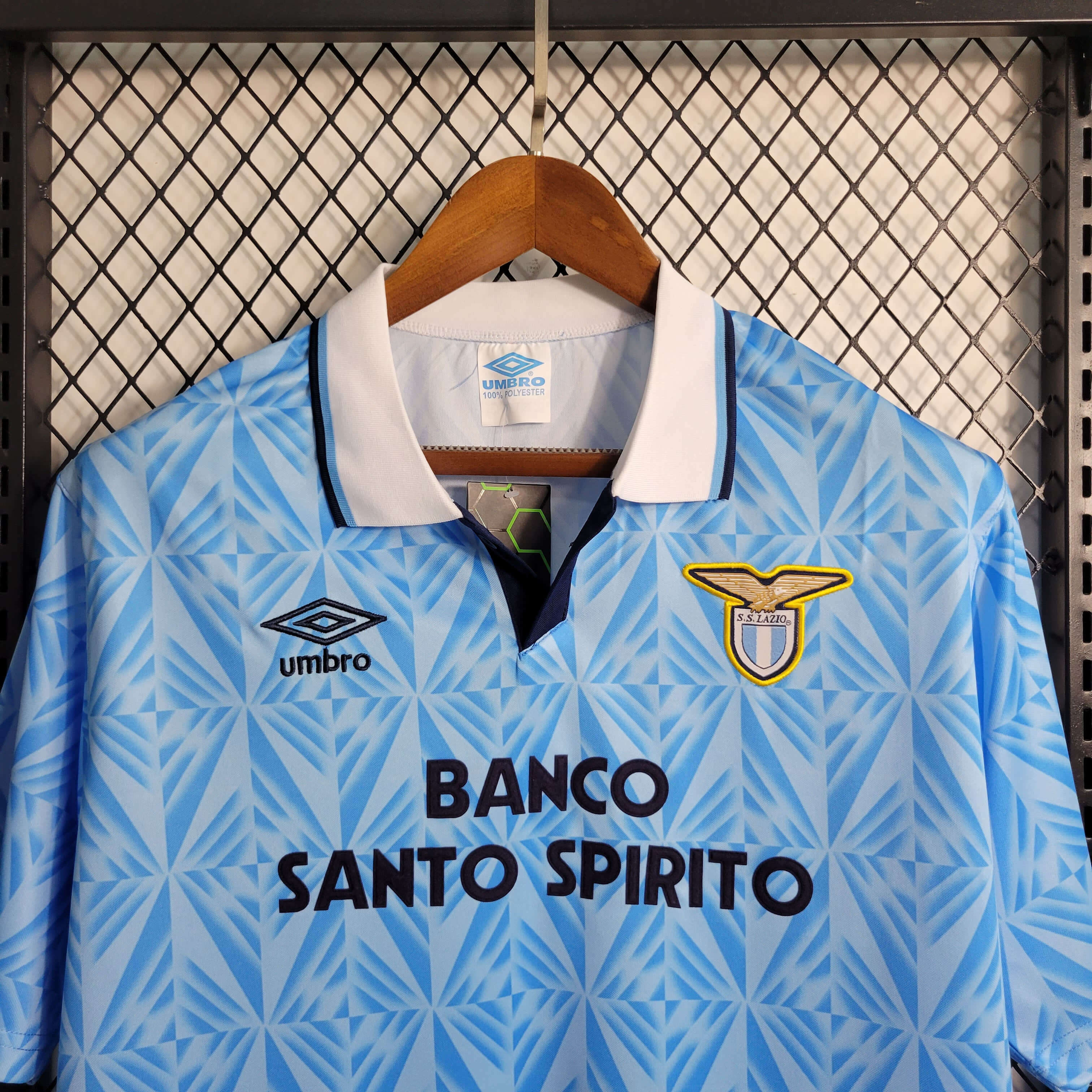 1991/1992 Retro Lazio Home Football Shirt