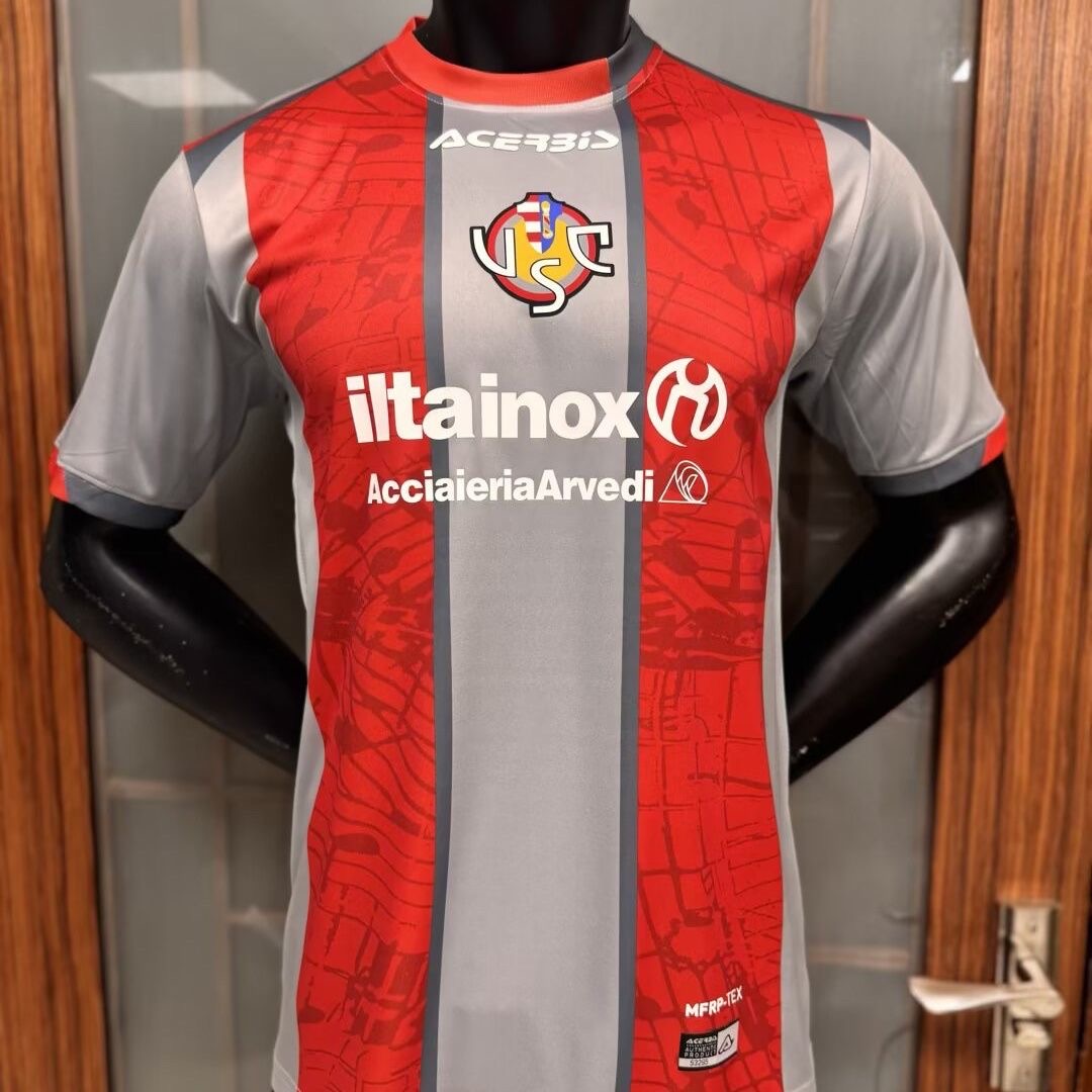 2025/2026 Cremonese Home Football Shirt 1:1 Thai Quality