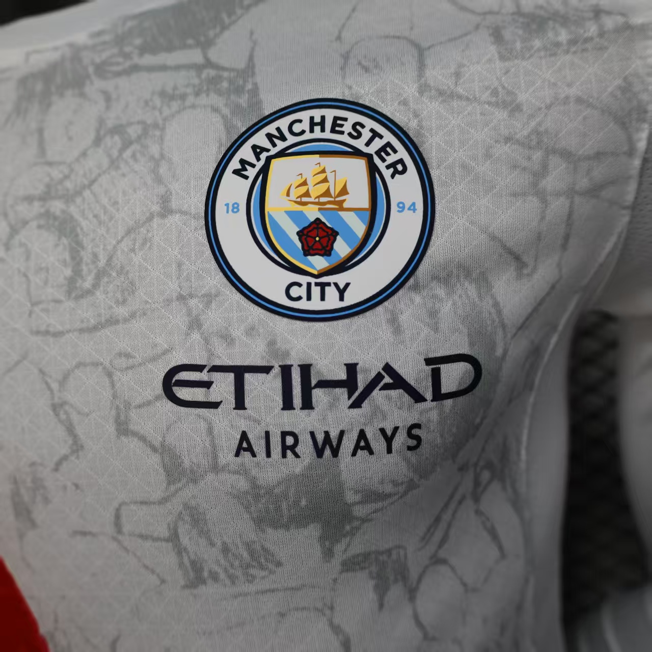 2025/2026 Long Sleeve Player Version Manchester City Away Football Shirt