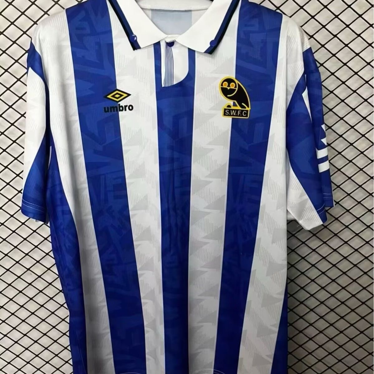 1991/1992 Retro Sheffield WednesdayHome Football Shirt 1:1 Thai Quality