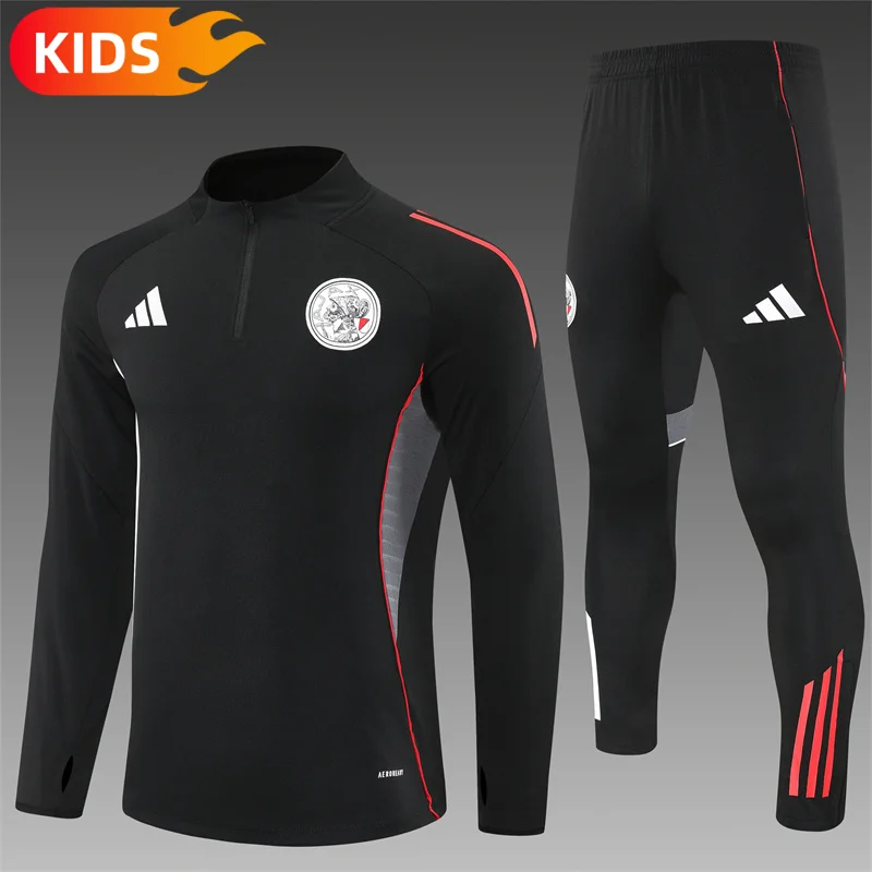 2025/2026 Ajax Half-Pull Football Shirt Kids Size