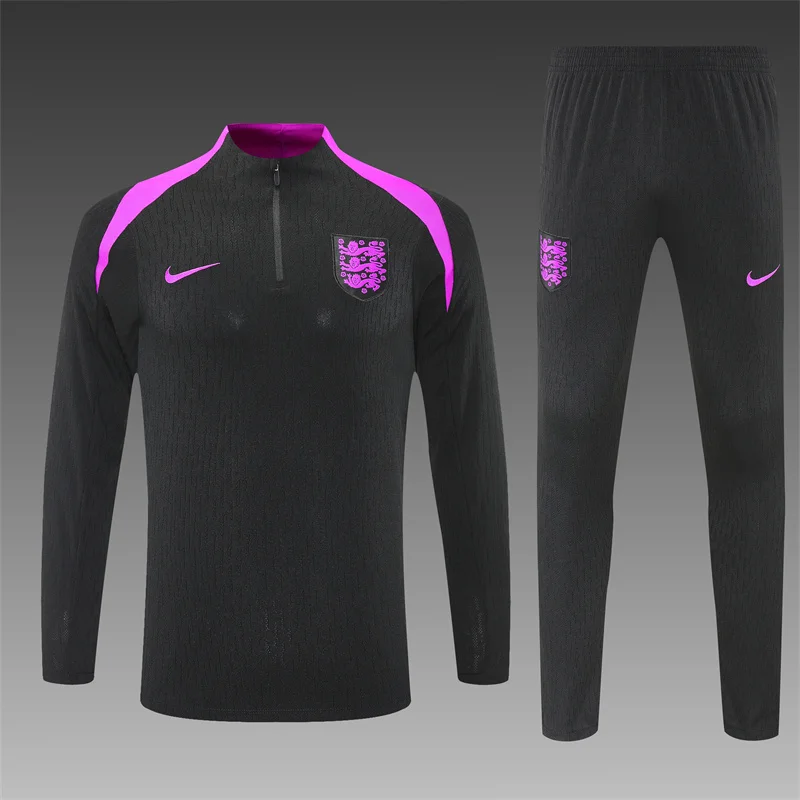 2025/2026 England Half-Pull Training Wear Football Shirt Kids Size