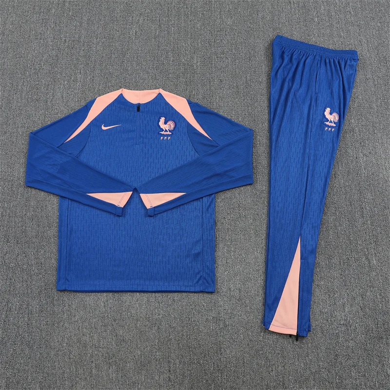2025/2026 France Half-Pull Training Wear Football Shirt