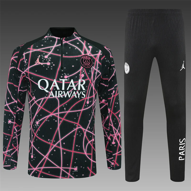 2025/2026 Paris Saint-Germain Half-Pull Training Suit Football Shirt Kids Size