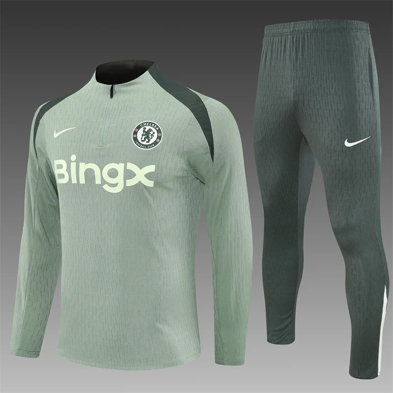 2025/2026 Chelsea Half-Pull Training Suit Football Shirt 1:1 Thai Quality Set