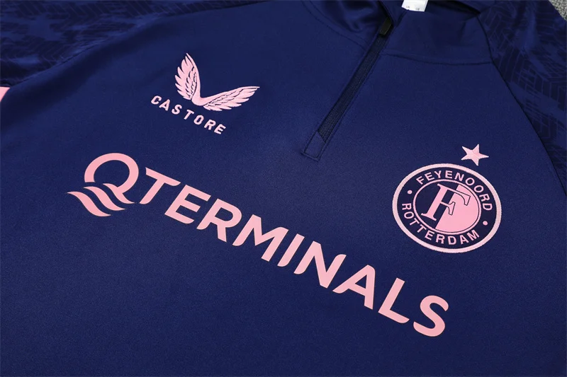2025/2026 Feyenoord Half-Pull Training Wear Football Shirt