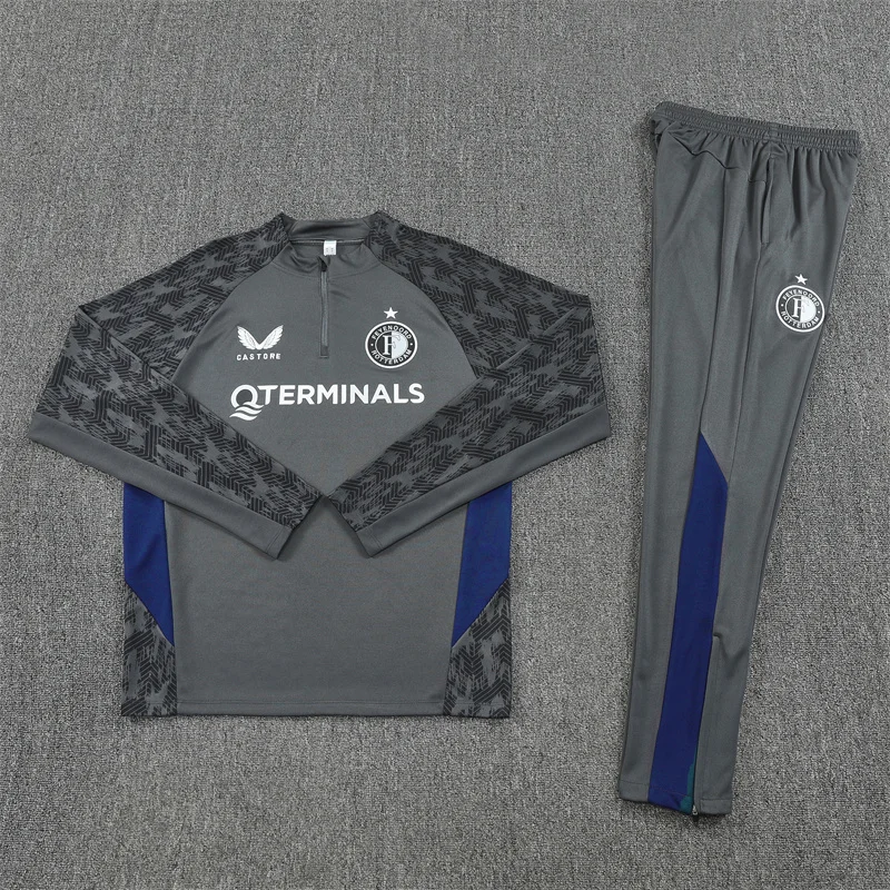 2025/2026 Feyenoord Half-Pull Training Wear Football Shirt