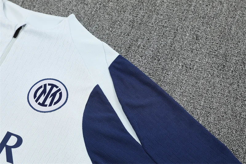 2025/2026 Inter Milan Half-Pull Training Suit Football Shirt 1:1 Thai Quality Set
