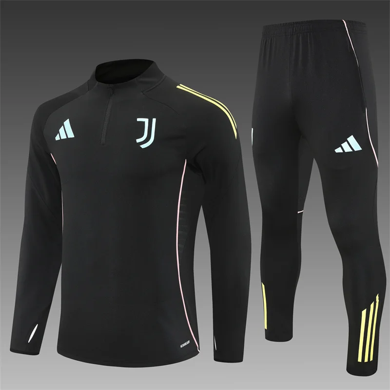 2025/2026 Juventus Half-Pull Training Wear Football Shirt