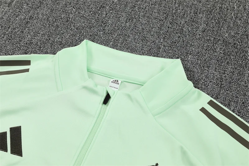 2025/2026 Real Madrid Half-Pull Training Suit Football Shirt Kids Size