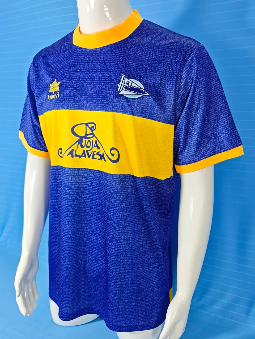 2000/2001 Retro Deportivo Alaves UEFA Cup Final Football Shirt 1:1 Thai Quality