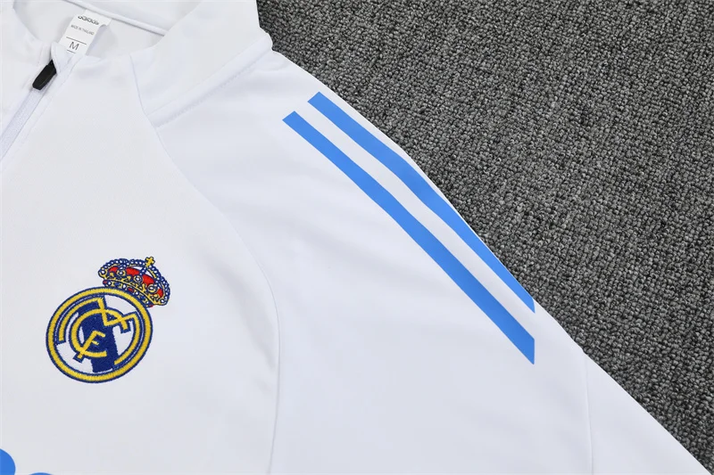 2025/2026 Real Madrid Half-Pull Training Suit Football Shirt Kids Size