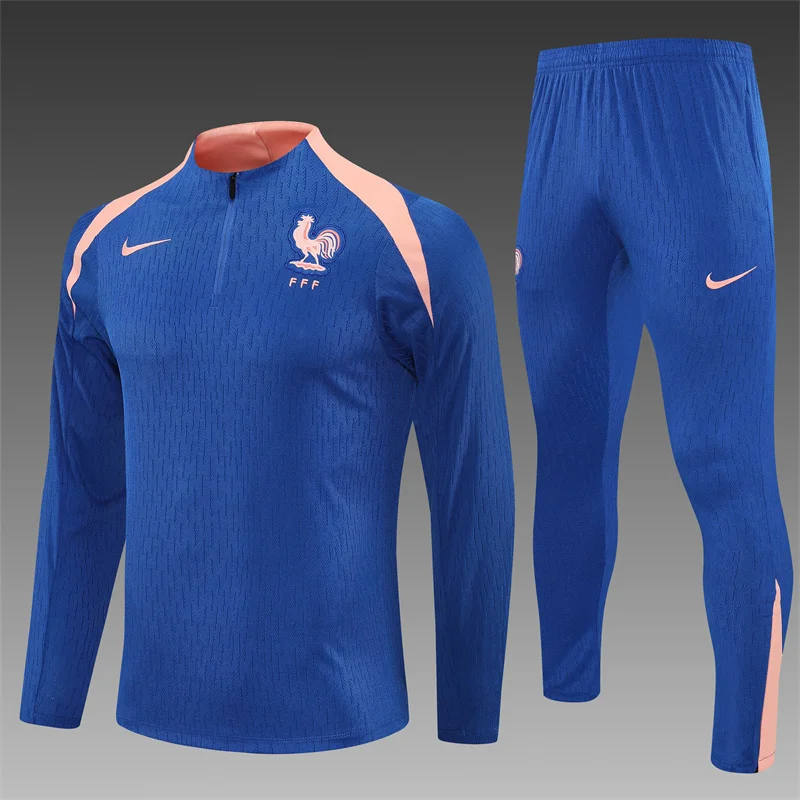 2025/2026 France Half-Pull Training Wear Football Shirt