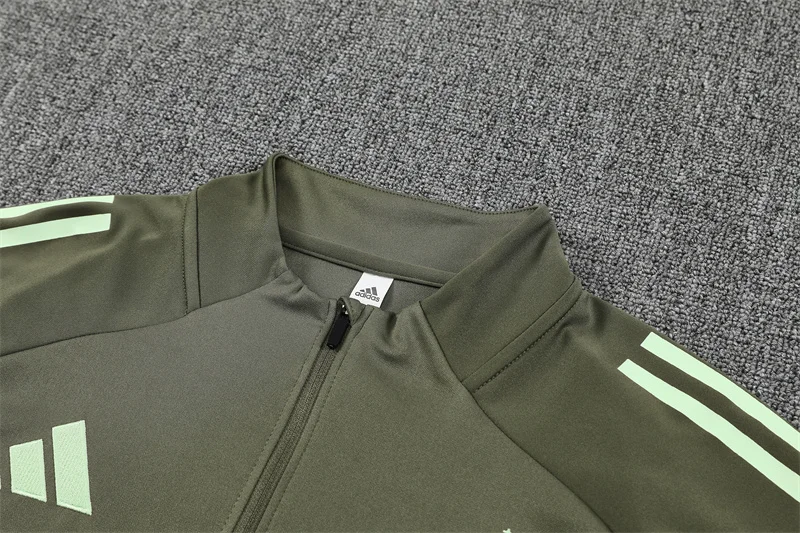 2025/2026 Real Madrid Half-Pull Training Suit Football Shirt Kids Size