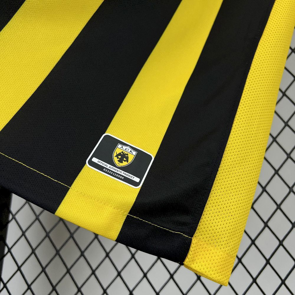 2025/2026 AEK Athens Home Football Shirt 1:1 Thai Quality