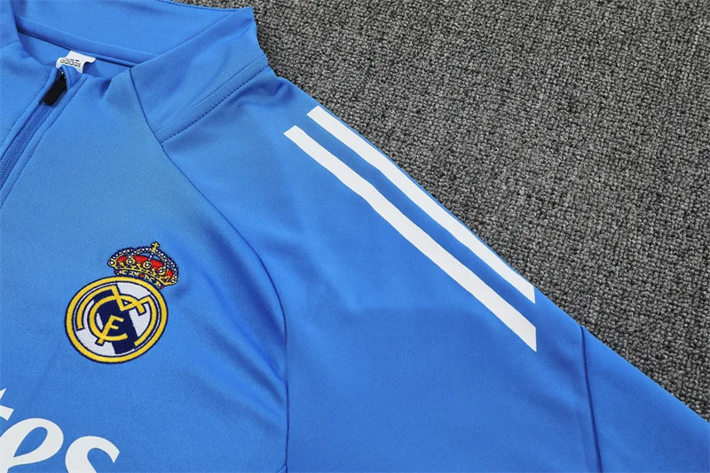 2025/2026 Real Madrid Half-Pull Training Suit Football Shirt 1:1 Thai Quality Set