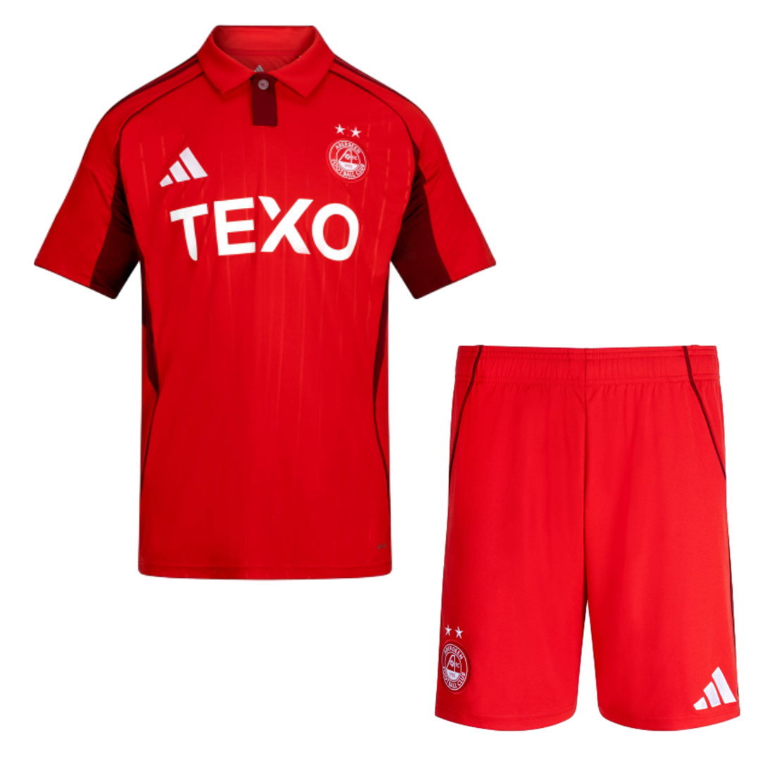 2025/2026 Aberdeen Home Football Shirt Kids Size 1:1 Thai Quality