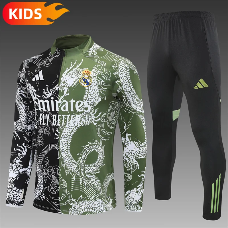 2025/2026 Real Madrid Half-Pull Special Edition Football Shirt Kids Size
