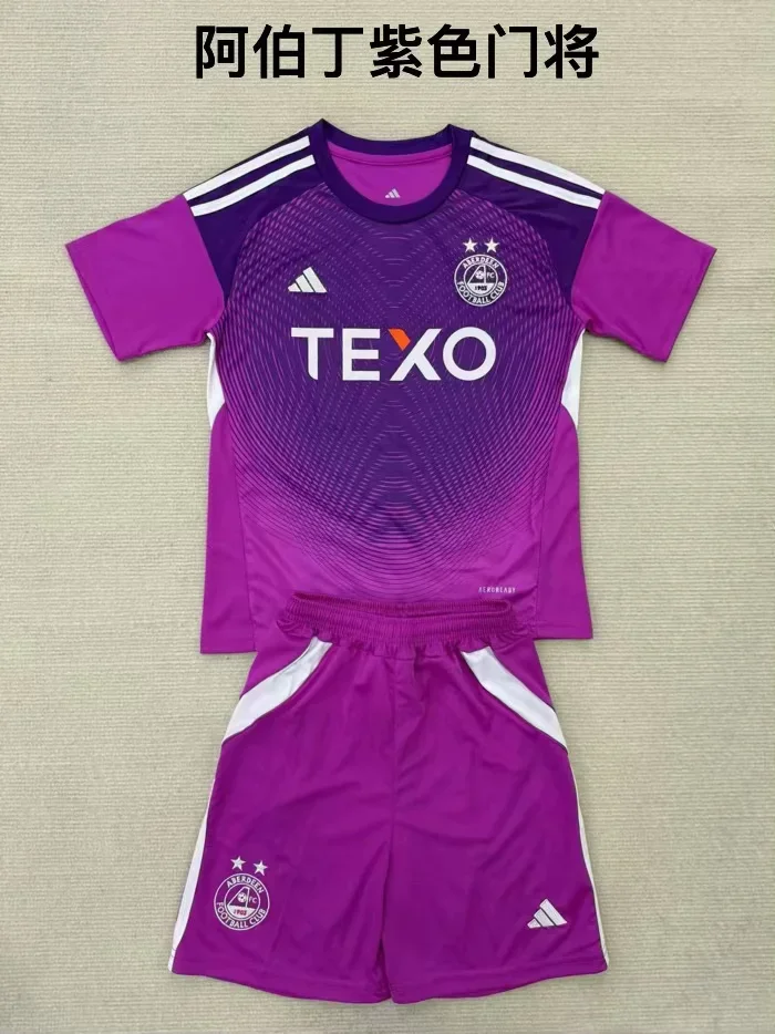 2025/2026 Aberdeen Goalkeeper Football Shirt Kids Size 1:1 Thai Quality