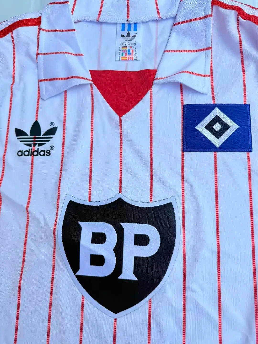 1982/1983 Retro Long sleeveHamburger SV Home Football shirt1:1 Thai Quality