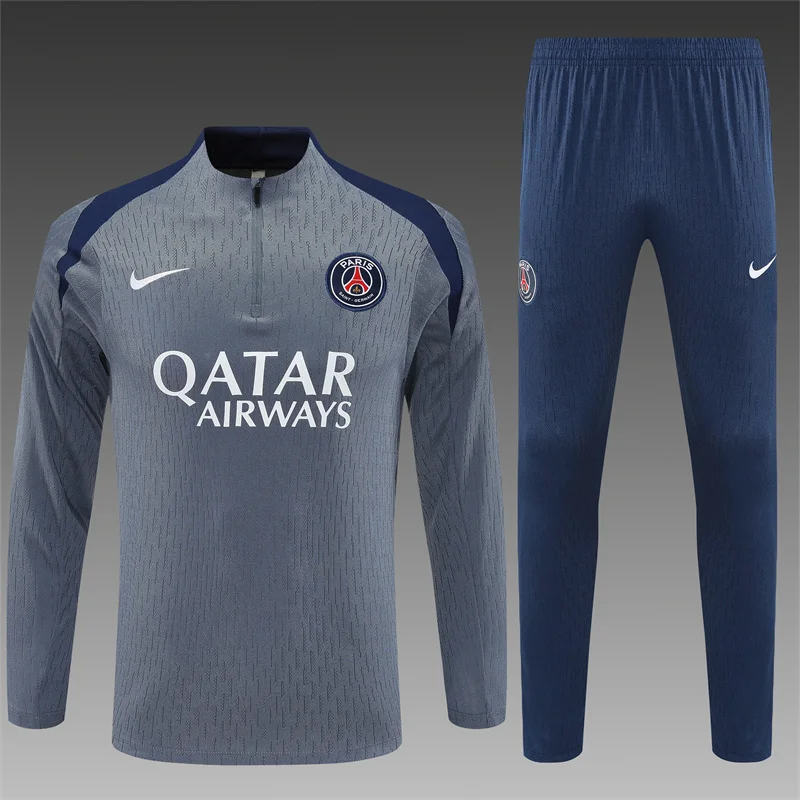 2025/2026 Paris Saint-Germain Half-Pull Training Suit Football Shirt Kids Size