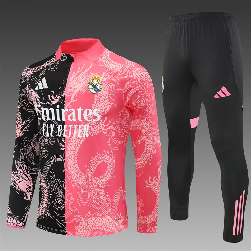 2025/2026 Real Madrid Half-Pull Special Edition Football Shirt 1:1 Thai Quality Set