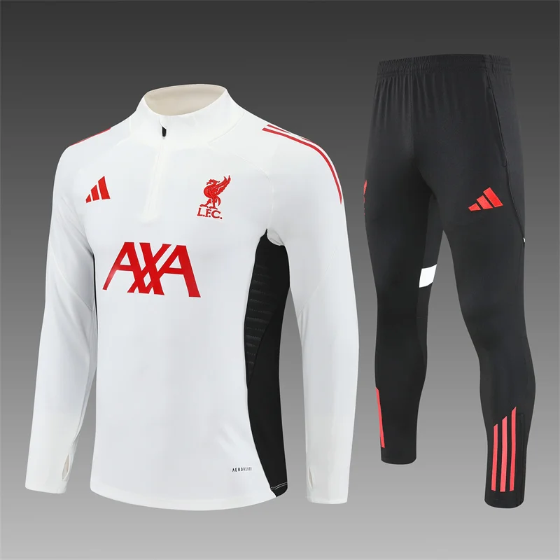 2025/2026 Liverpool Half-Pull Training Suit Football Shirt 1:1 Thai Quality Set