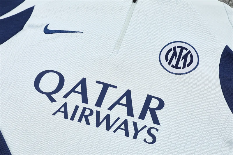 2025/2026 Inter Milan Half-Pull Training Suit Football Shirt 1:1 Thai Quality Set