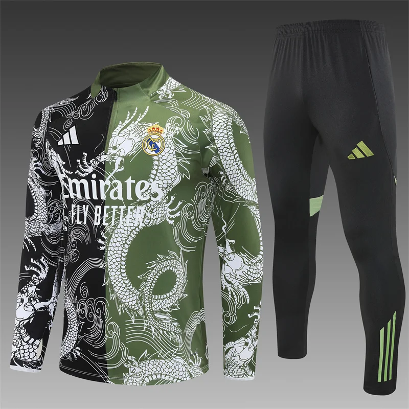 2025/2026 Real Madrid Half-Pull Special Edition Football Shirt 1:1 Thai Quality Set
