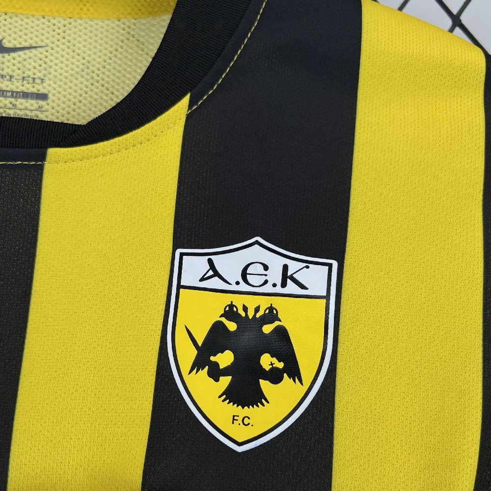 2025/2026 AEK Athens Home Football Shirt 1:1 Thai Quality