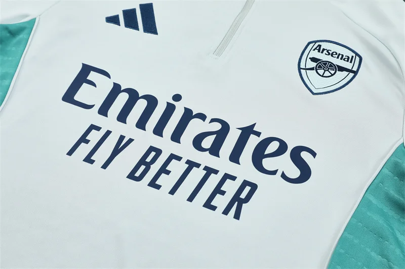 2025/2026 Arsenal Half-Pull Training Suit Football Shirt Kids Size