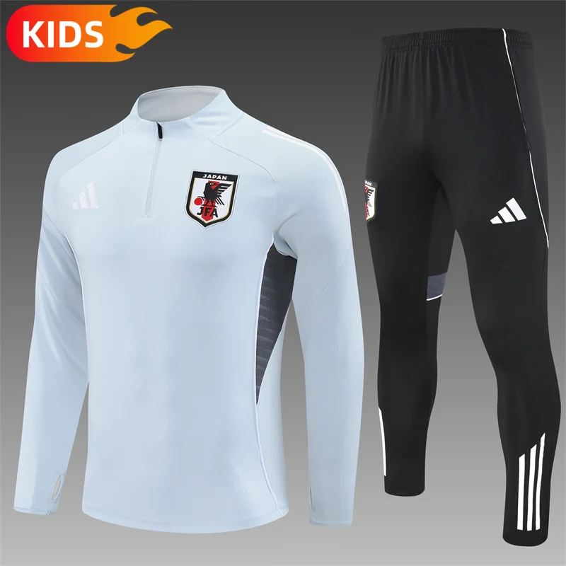 2025/2026 Japan Half-Pull Football Shirt Kids Size