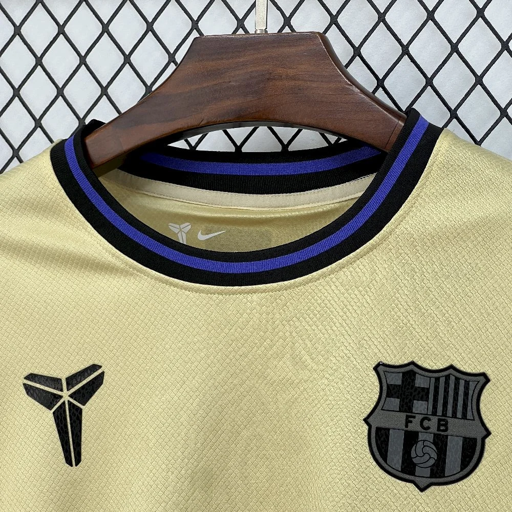 2025/2026 Long Sleeve Barcelona Away Football Shirt 1:1 Thai Quality