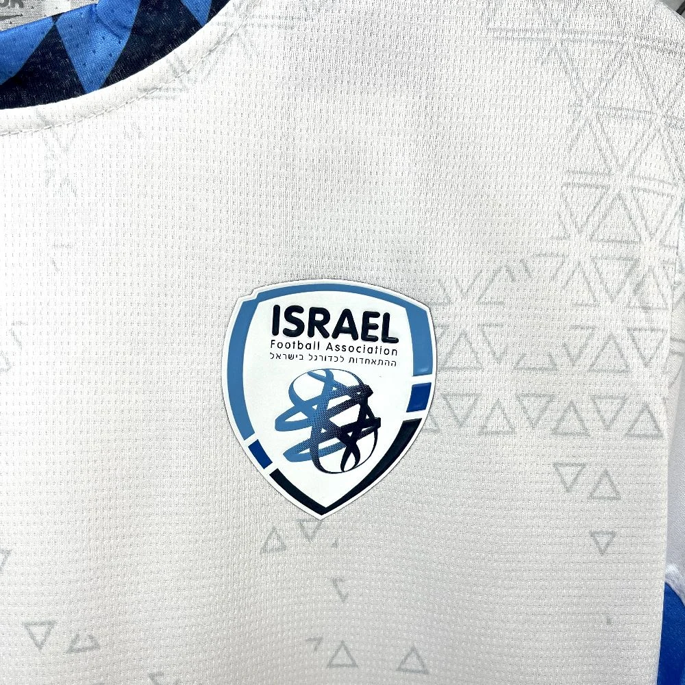 2025 Mens lsrael Home Football Shirt 1:1 Thai Quality