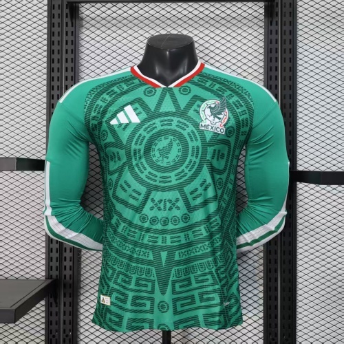 2025/2026 Player Version Long Sleeve Mexico Football Shirt