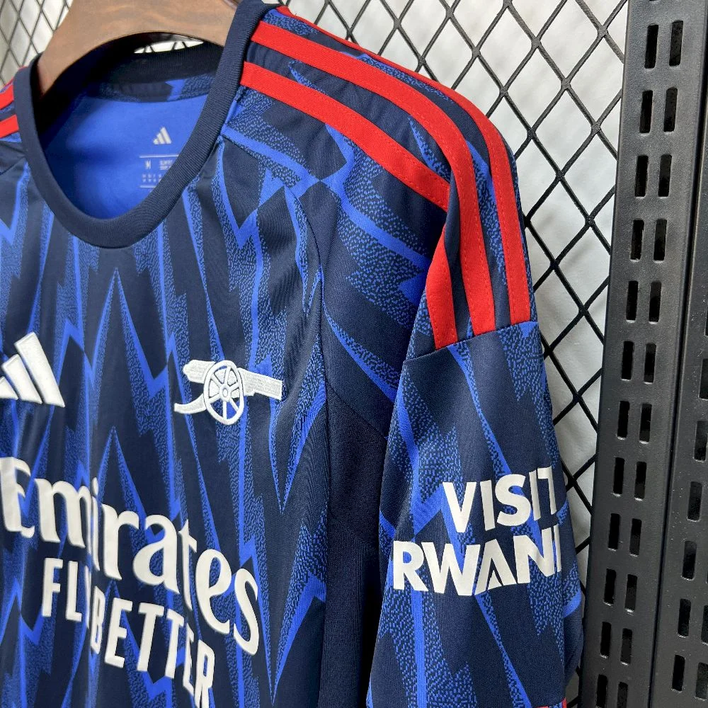 2025/2026 Long Sleeve Arsenal Away Football Shirt 1:1 Thai Quality