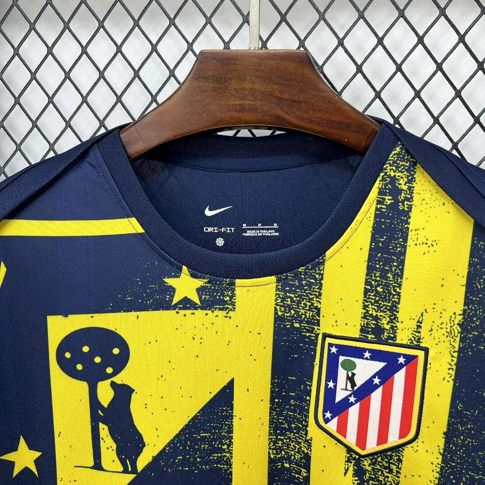 2025/2026 Atletico Madrid Pre-Match Football Shirt 1:1 Thai Quality