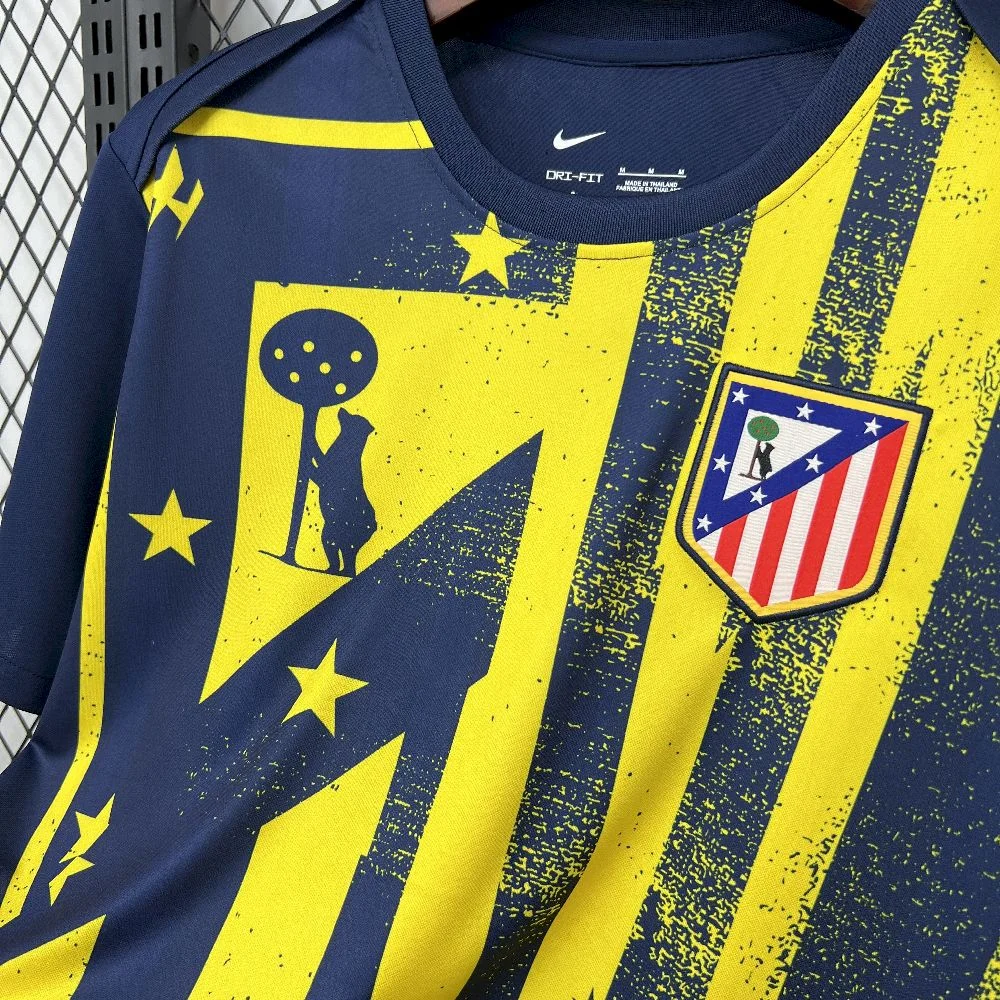 2025/2026 Atletico Madrid Pre-Match Football Shirt 1:1 Thai Quality